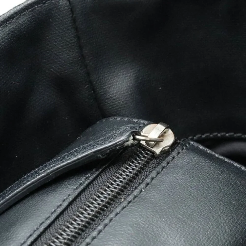 Chanel Paris Biarritz GM Leather Black with Pouch Tote Bag